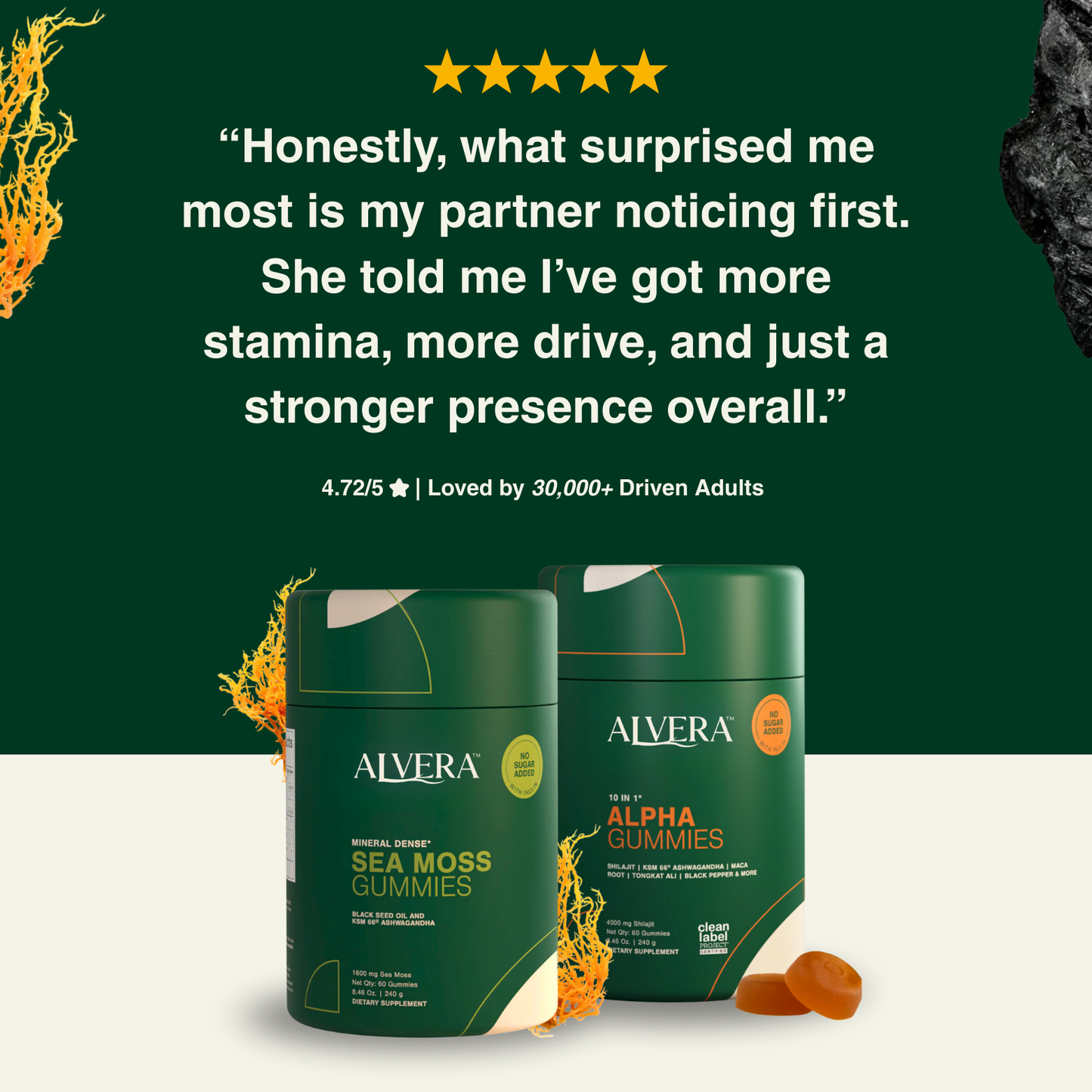 Alvera Peak Performance Sea Moss + Alpha Bundle